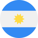 Bandeira da Argentina (Peso Argentino)