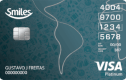 Foto do cartão Cartão Bradesco Smiles Visa Platinum