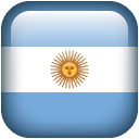 Bandeira da Argentina (Peso Argentino)