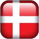 Bandeira da Dinamarca (Coroa Dinamarquesa)