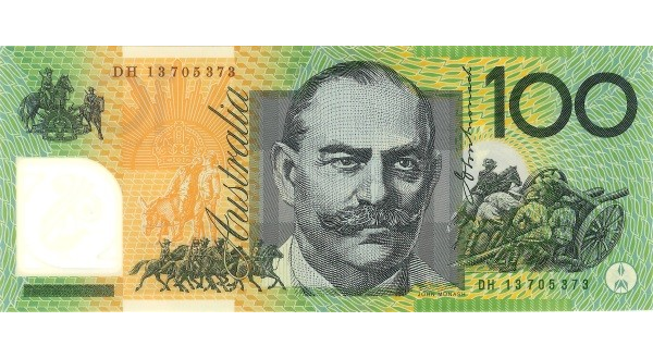 Cédula de Dólar Australiano