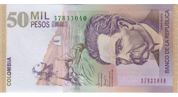 Cédula de Peso Colombiano