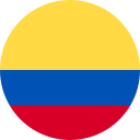 Bandeira da Colômbia (Peso Colombiano)